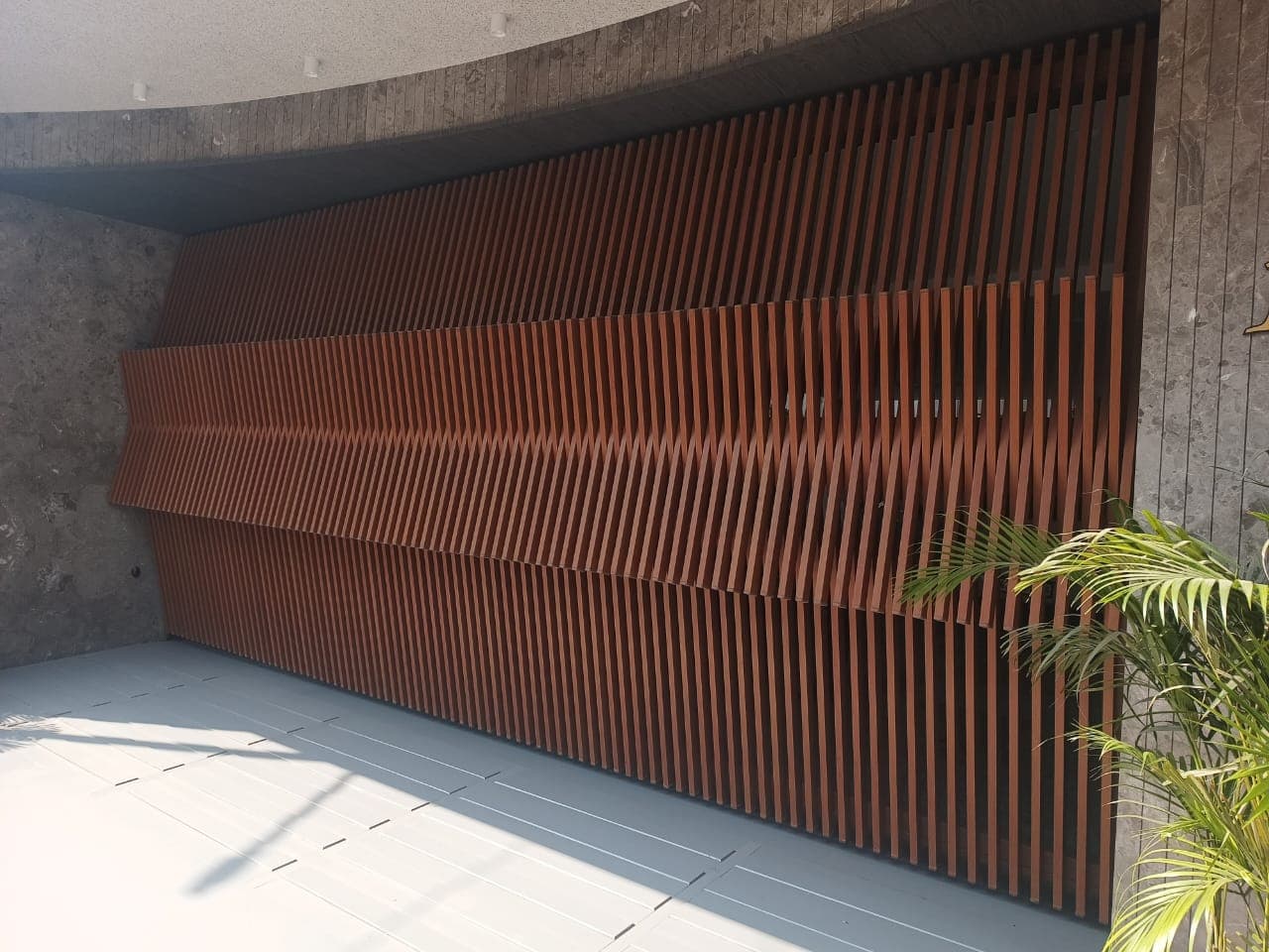 Vertical Folding Gate
